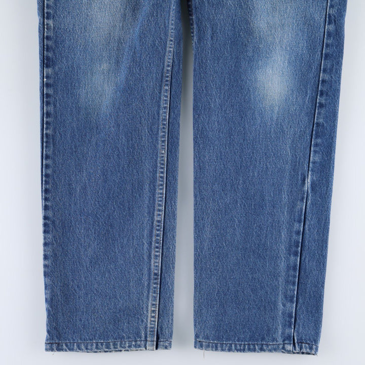 90'S Levi's 505-0216 Tapered Denim Pants, Made in USA, Men's, Size W33, Vintage cotton blue type Vintage Second Hand