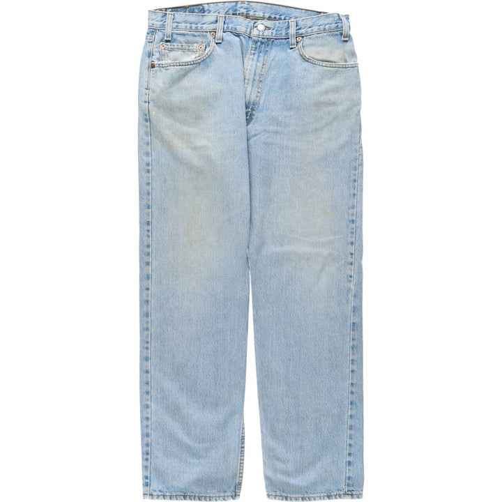 90'S Levi's 505 REGULAR FIT STRAIGHT LEG Tapered Denim Pants Made in USA Men's W35 Vintage cotton blue type Vintage Second Hand