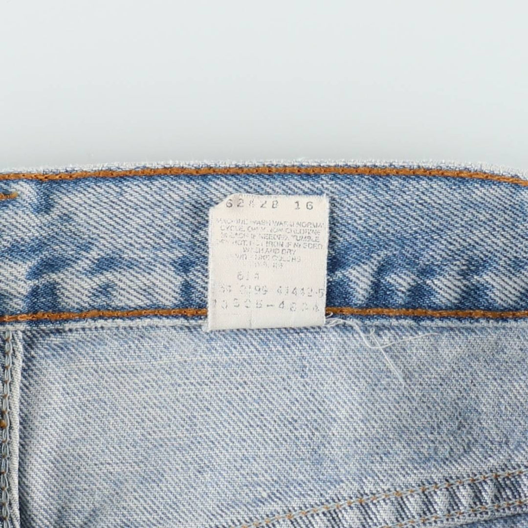90'S Levi's 505 REGULAR FIT STRAIGHT LEG Tapered Denim Pants Made in USA Men's W35 Vintage cotton blue type Vintage Second Hand