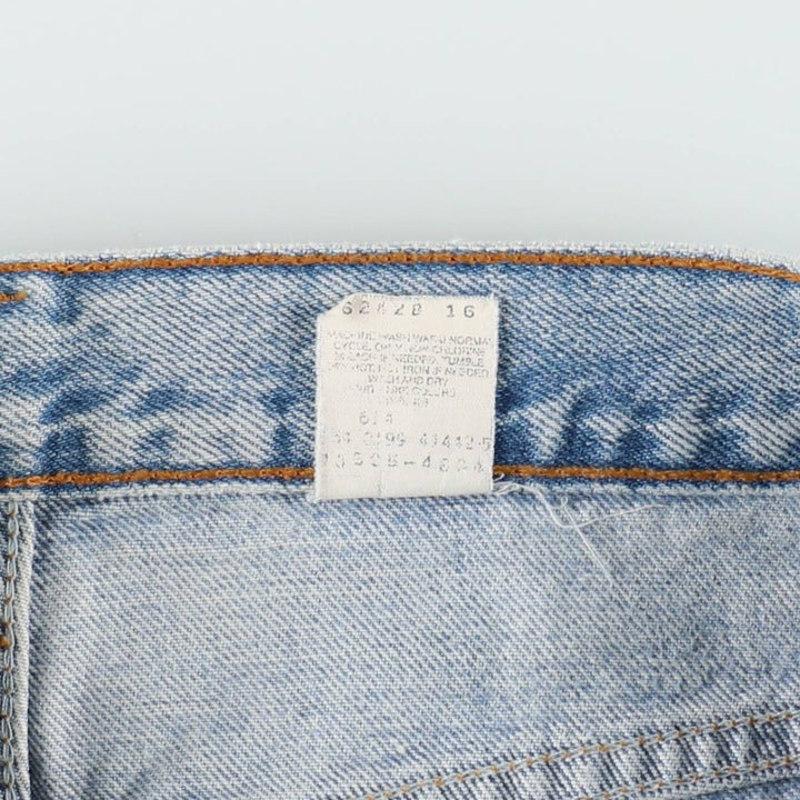 90'S Levi's 505 REGULAR FIT STRAIGHT LEG Tapered Denim Pants Made in USA Men's W35 Vintage cotton blue type Vintage Second Hand