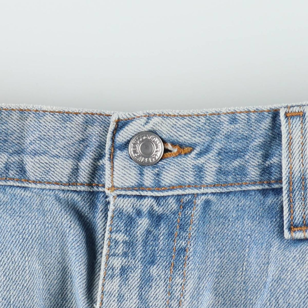 90'S Levi's 505 REGULAR FIT STRAIGHT LEG Tapered Denim Pants Made in USA Men's W35 Vintage cotton blue type Vintage Second Hand