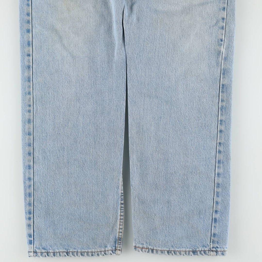 90'S Levi's 505 REGULAR FIT STRAIGHT LEG Tapered Denim Pants Made in USA Men's W35 Vintage cotton blue type Vintage Second Hand