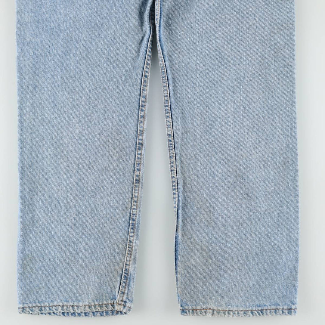 90'S Levi's 505 REGULAR FIT STRAIGHT LEG Tapered Denim Pants Made in USA Men's W35 Vintage cotton blue type Vintage Second Hand