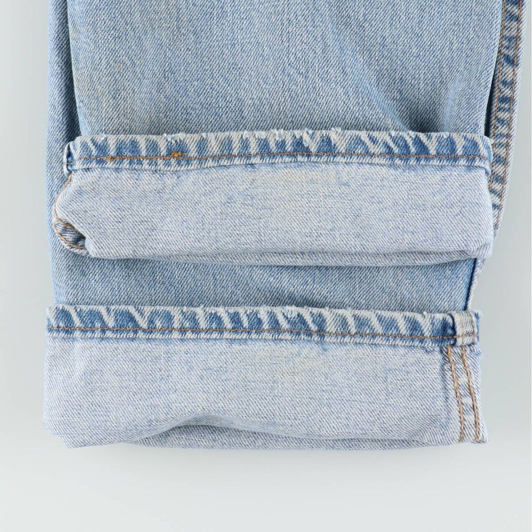 90'S Levi's 505 REGULAR FIT STRAIGHT LEG Tapered Denim Pants Made in USA Men's W35 Vintage cotton blue type Vintage Second Hand