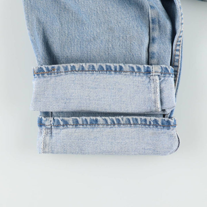 90'S Levi's 505 REGULAR FIT STRAIGHT LEG Tapered Denim Pants Made in USA Men's W35 Vintage cotton blue type Vintage Second Hand