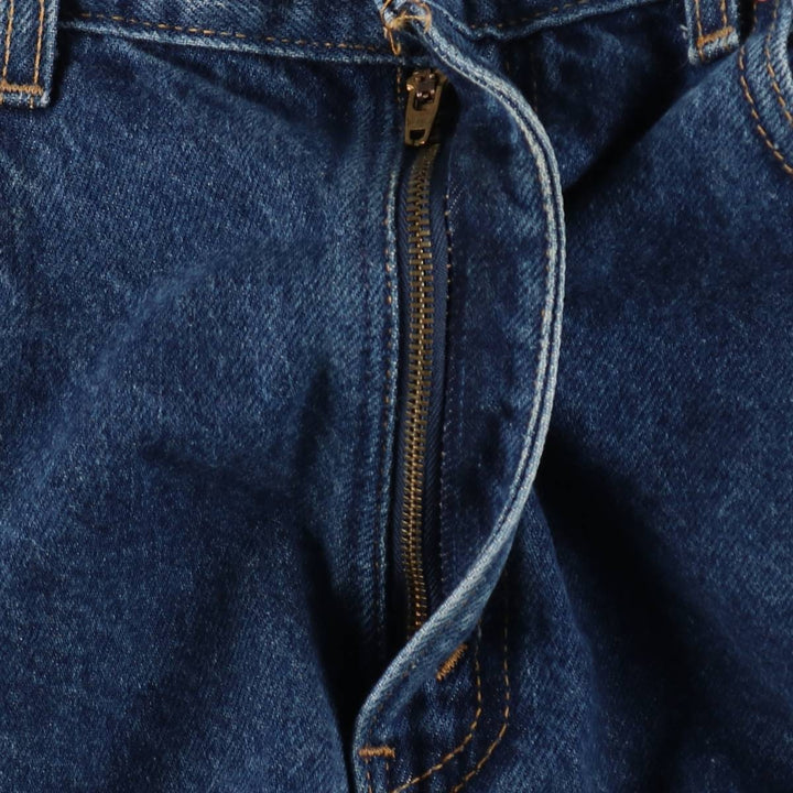 00'S Levi's 505 REGULAR FIT STRAIGHT LEG tapered denim pants made in USA, men's size w34 cotton blue type Vintage Second Hand