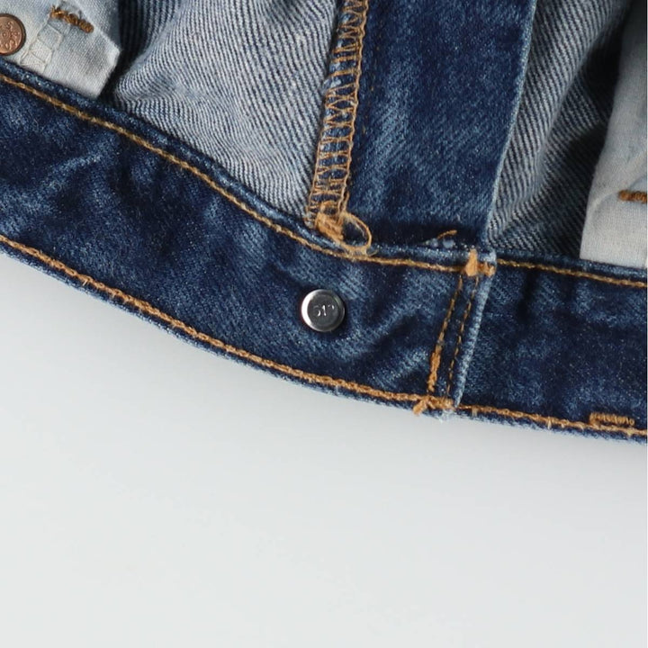 00'S Levi's 505 REGULAR FIT STRAIGHT LEG tapered denim pants made in USA, men's size w34 cotton blue type Vintage Second Hand