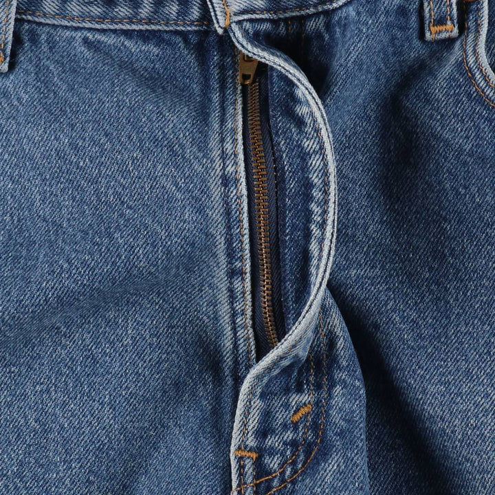 00'S Levi's 505 REGULAR FIT STRAIGHT LEG tapered denim pants made in USA, men's w35 equivalent cotton blue type Vintage Second Hand
