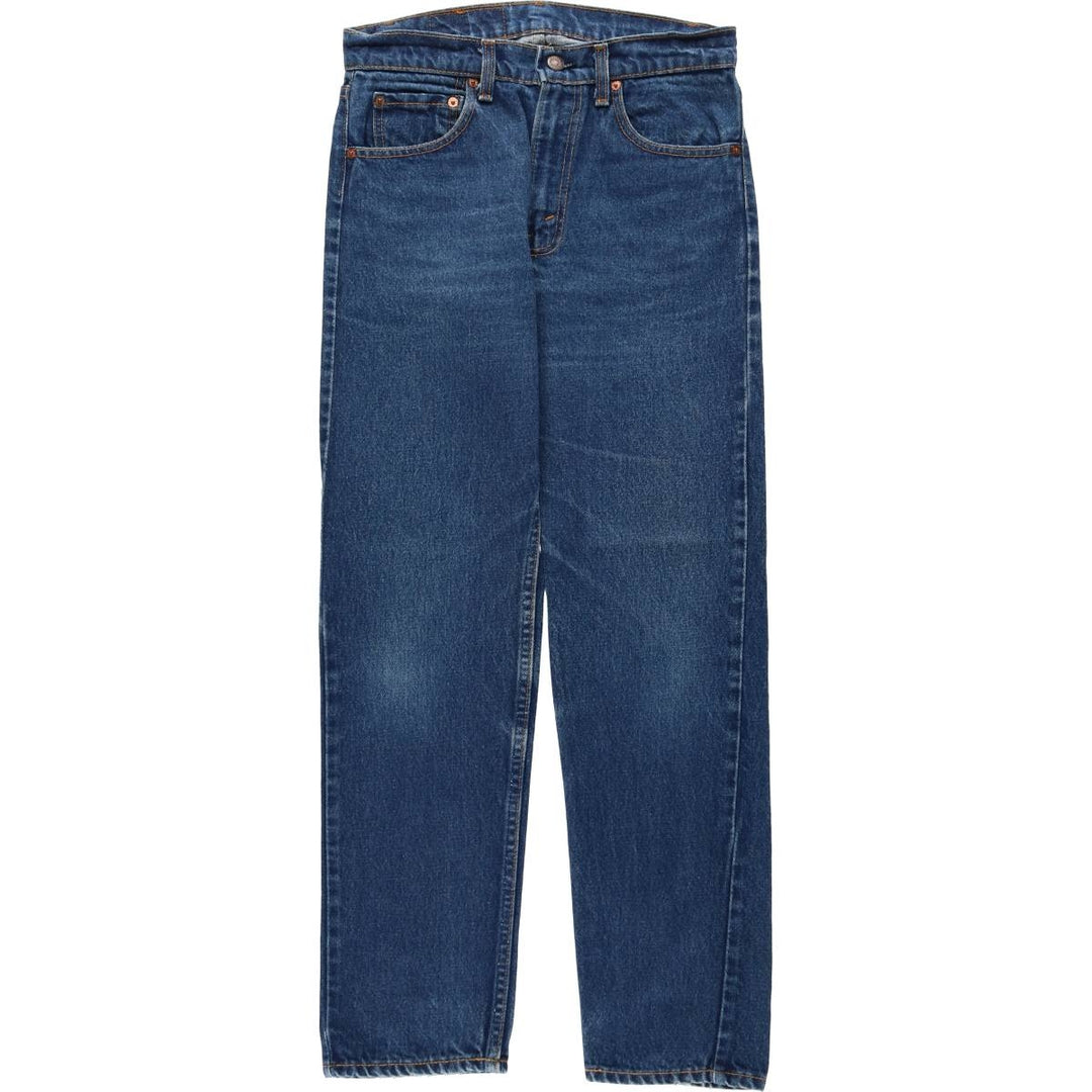 1980'S Levi's 505-0216 Tapered Denim Pants, Made in USA, Men's Size W30 (approx.), Vintage cotton blue type Vintage Second Hand