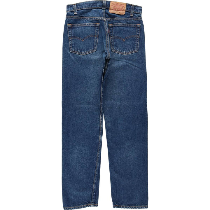1980'S Levi's 505-0216 Tapered Denim Pants, Made in USA, Men's Size W30 (approx.), Vintage cotton blue type Vintage Second Hand