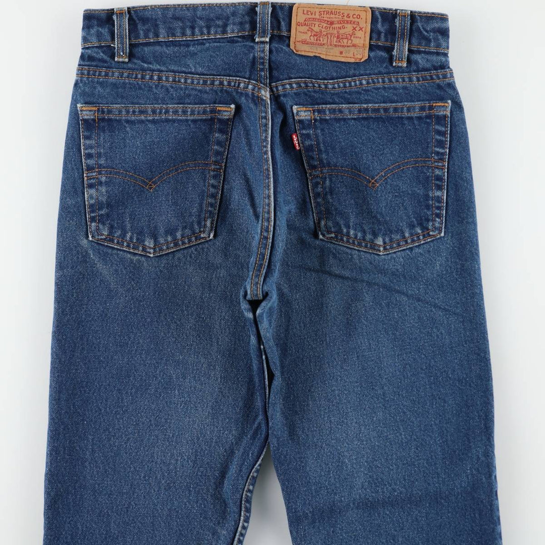 1980'S Levi's 505-0216 Tapered Denim Pants, Made in USA, Men's Size W30 (approx.), Vintage cotton blue type Vintage Second Hand