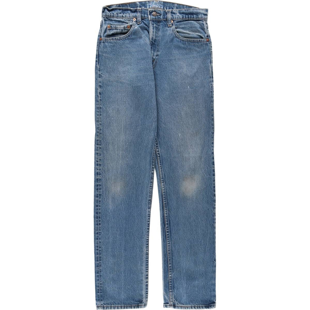 Vintage 1990'S Levi's 505-0217 Tapered Denim Pants, Made in USA, Men's Size W30 cotton blue type Vintage Second Hand