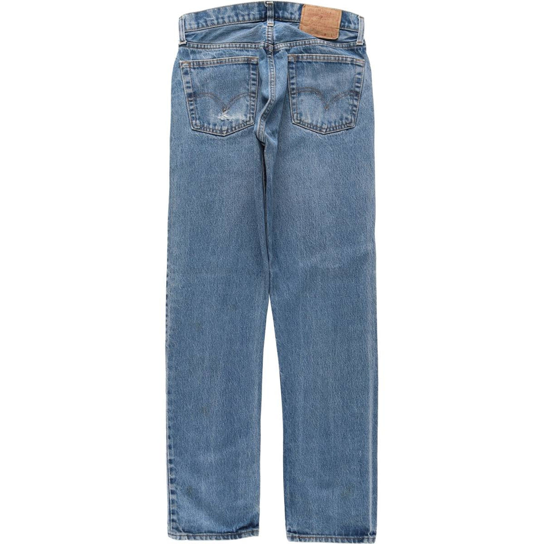Vintage 1990'S Levi's 505-0217 Tapered Denim Pants, Made in USA, Men's Size W30 cotton blue type Vintage Second Hand