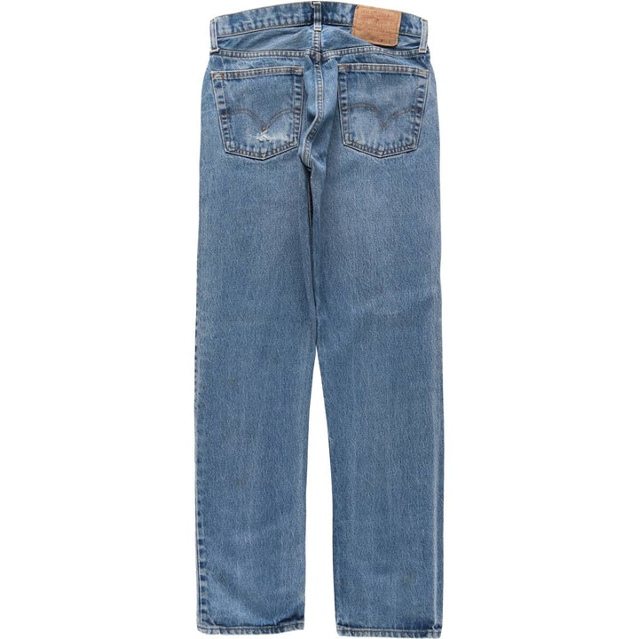 Vintage 1990'S Levi's 505-0217 Tapered Denim Pants, Made in USA, Men's Size W30 cotton blue type Vintage Second Hand