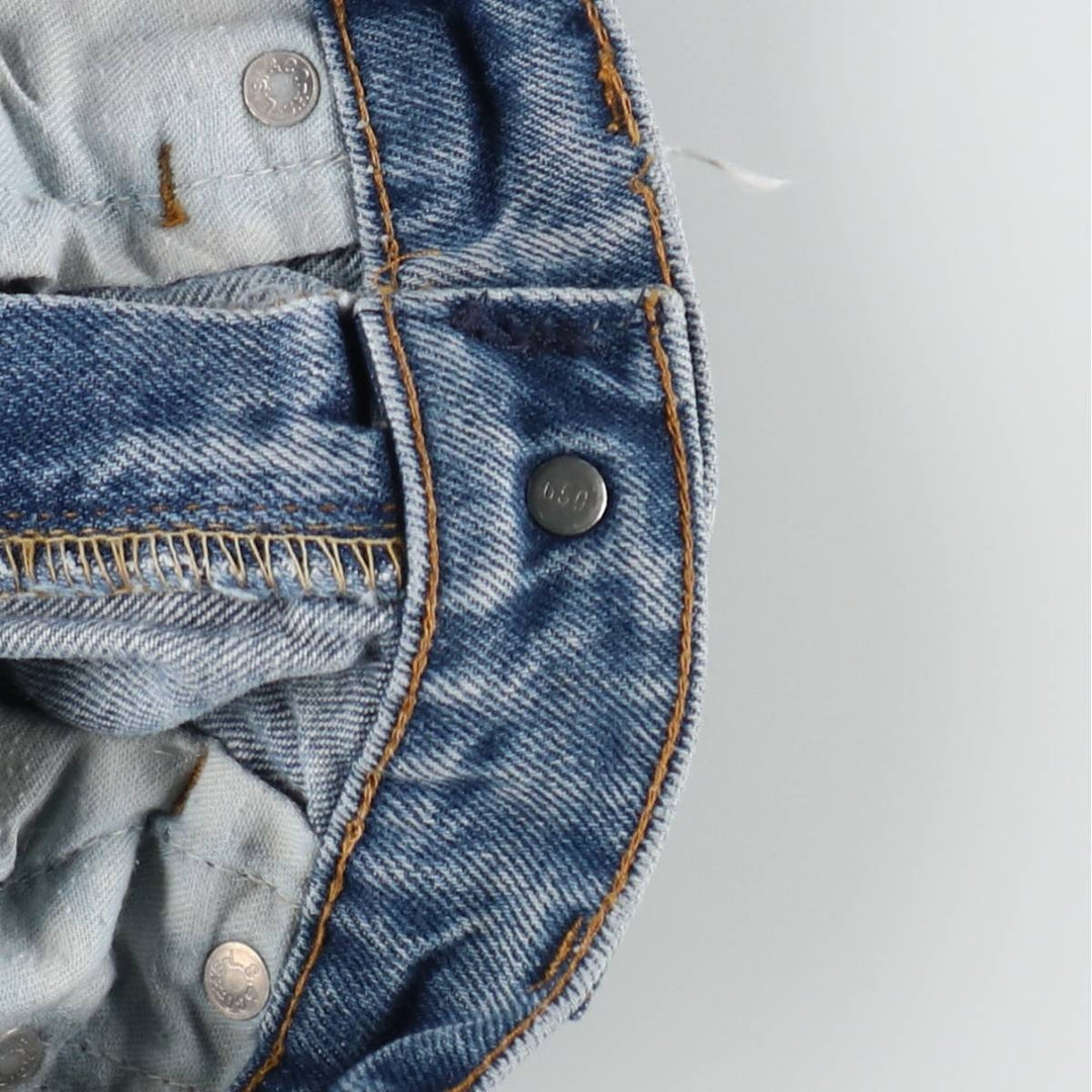 Vintage 1990'S Levi's 505-0217 Tapered Denim Pants, Made in USA, Men's Size W30 cotton blue type Vintage Second Hand