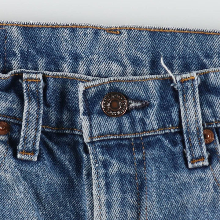 Vintage 1990'S Levi's 505-0217 Tapered Denim Pants, Made in USA, Men's Size W30 cotton blue type Vintage Second Hand
