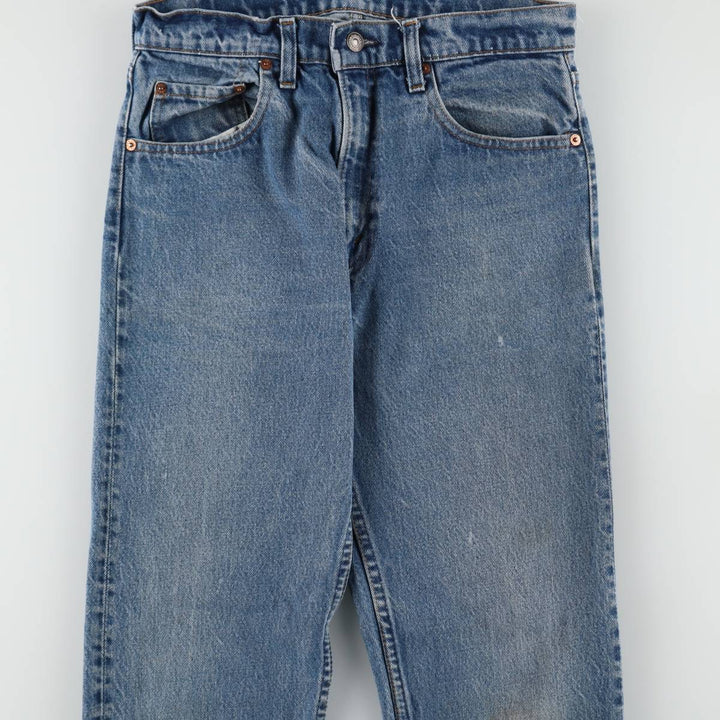 Vintage 1990'S Levi's 505-0217 Tapered Denim Pants, Made in USA, Men's Size W30 cotton blue type Vintage Second Hand