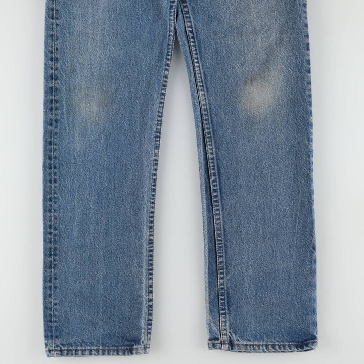Vintage 1990'S Levi's 505-0217 Tapered Denim Pants, Made in USA, Men's Size W30 cotton blue type Vintage Second Hand