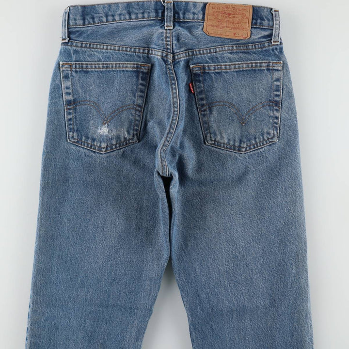 Vintage 1990'S Levi's 505-0217 Tapered Denim Pants, Made in USA, Men's Size W30 cotton blue type Vintage Second Hand