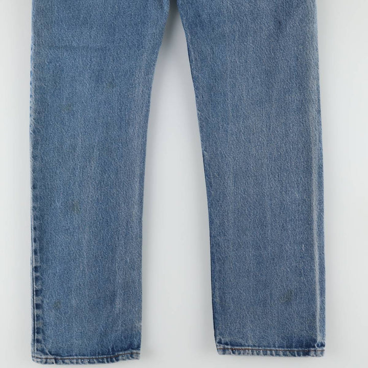 Vintage 1990'S Levi's 505-0217 Tapered Denim Pants, Made in USA, Men's Size W30 cotton blue type Vintage Second Hand