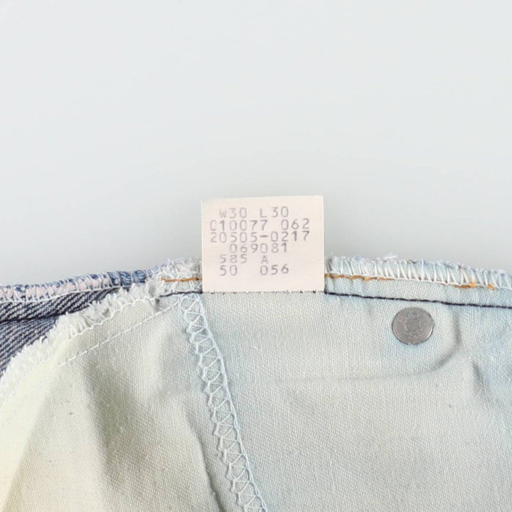 80'S Levi's 20505-0217 Orange Tab Tapered Denim Pants Made in USA Men's W29 Vintage cotton blue type Vintage Second Hand