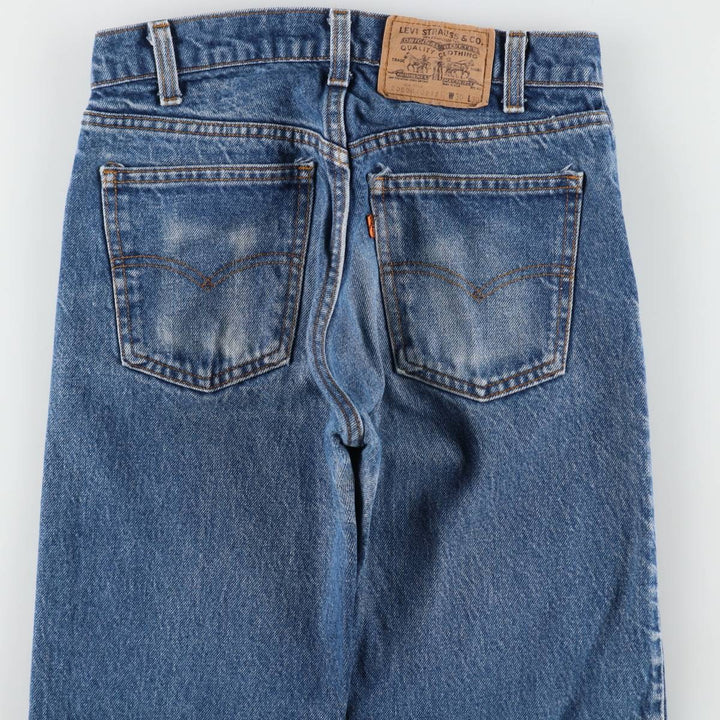 80'S Levi's 20505-0217 Orange Tab Tapered Denim Pants Made in USA Men's W29 Vintage cotton blue type Vintage Second Hand