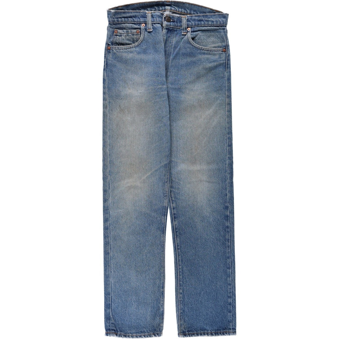 1980'S Levi's 505 Tapered Denim Pants, Men's Size W31 (approx.), Vintage unclear blue type Vintage Second Hand