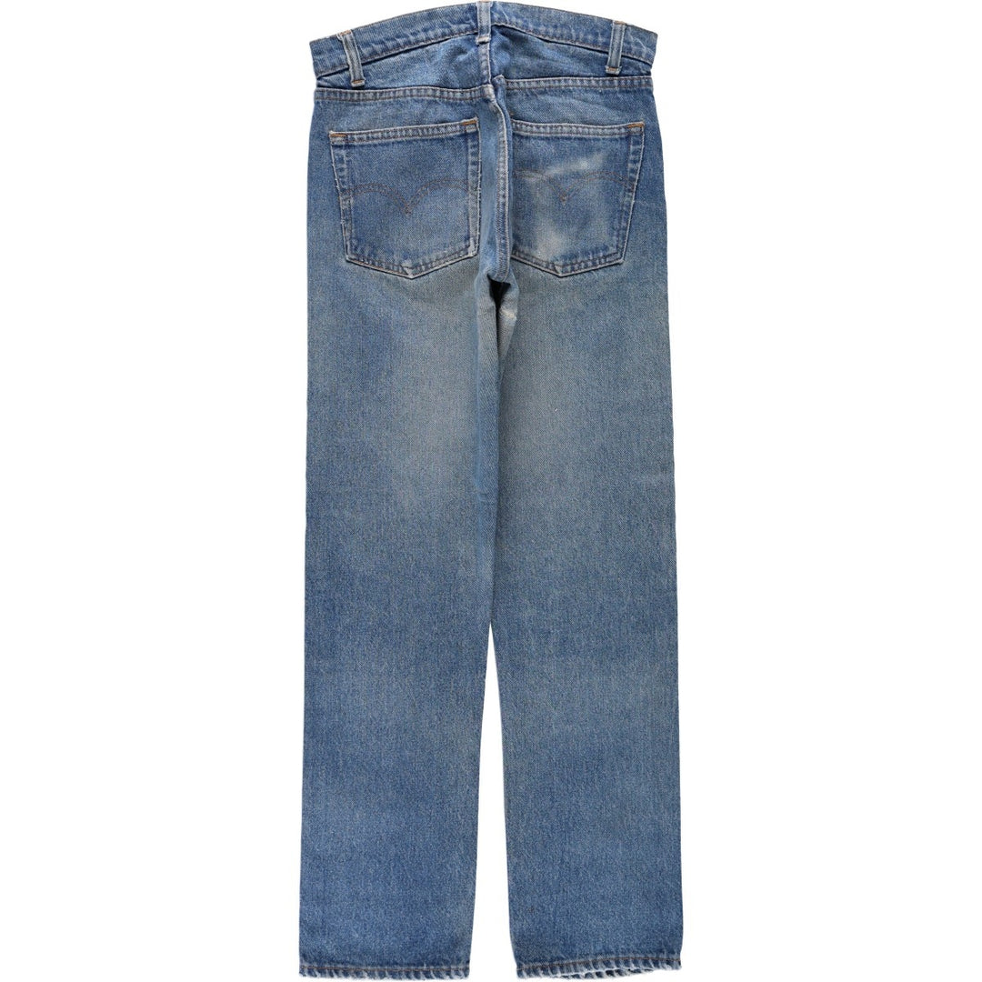 1980'S Levi's 505 Tapered Denim Pants, Men's Size W31 (approx.), Vintage unclear blue type Vintage Second Hand