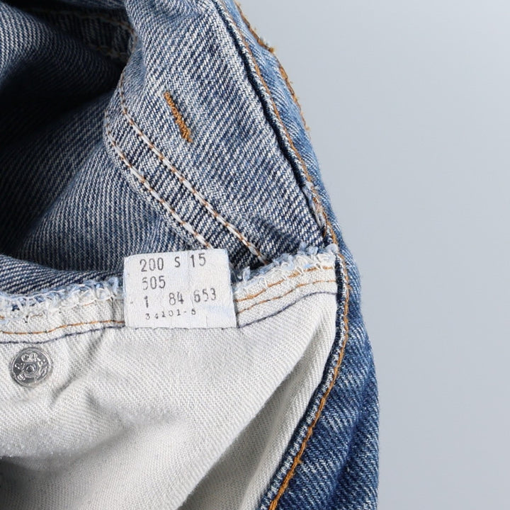 1980'S Levi's 505 Tapered Denim Pants, Men's Size W31 (approx.), Vintage unclear blue type Vintage Second Hand