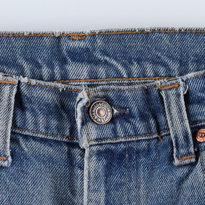 1980'S Levi's 505 Tapered Denim Pants, Men's Size W31 (approx.), Vintage unclear blue type Vintage Second Hand