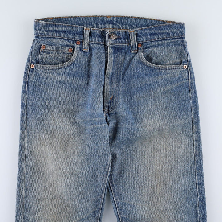 1980'S Levi's 505 Tapered Denim Pants, Men's Size W31 (approx.), Vintage unclear blue type Vintage Second Hand