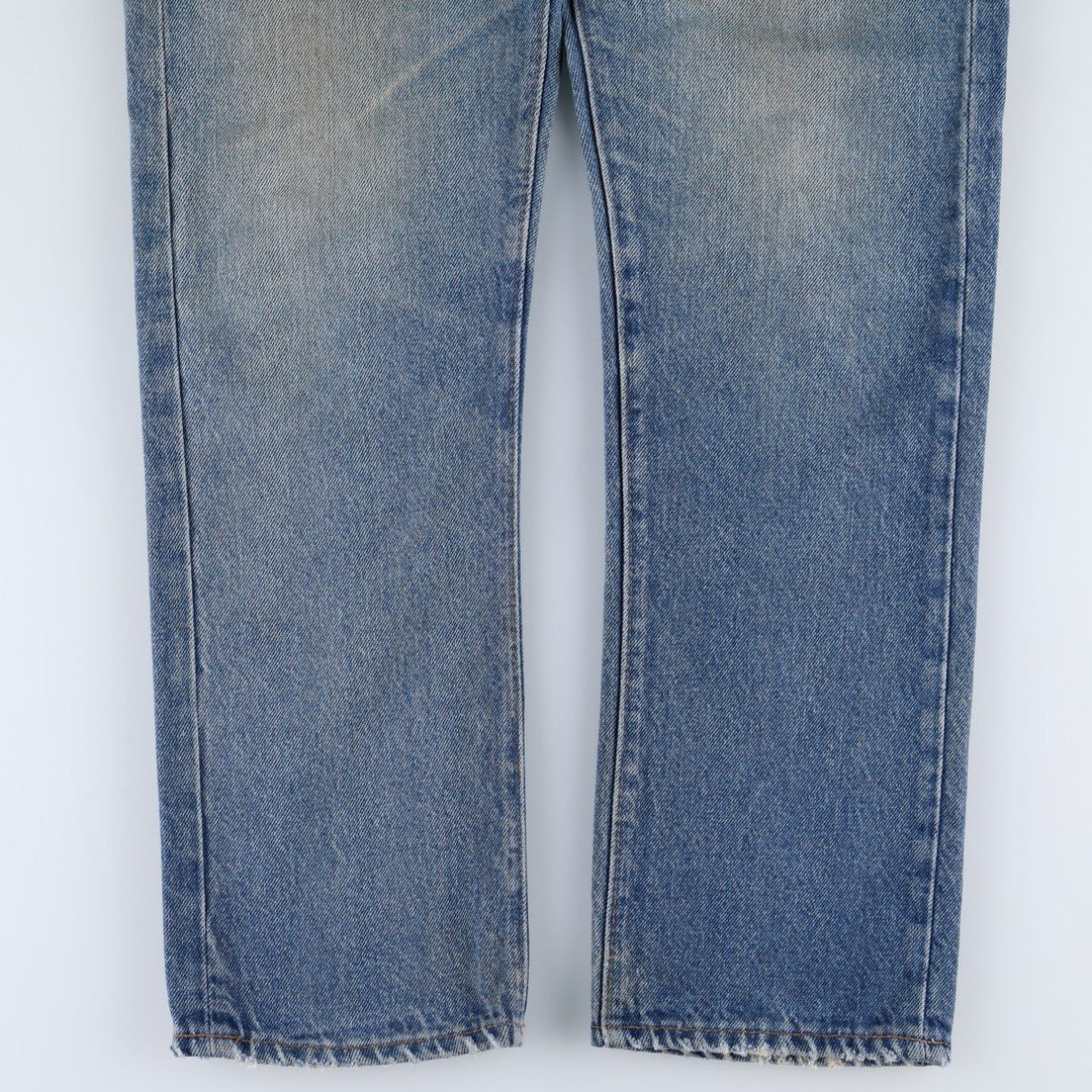 1980'S Levi's 505 Tapered Denim Pants, Men's Size W31 (approx.), Vintage unclear blue type Vintage Second Hand
