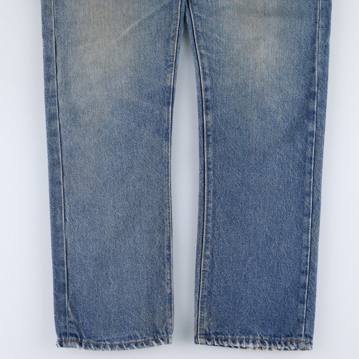 1980'S Levi's 505 Tapered Denim Pants, Men's Size W31 (approx.), Vintage unclear blue type Vintage Second Hand