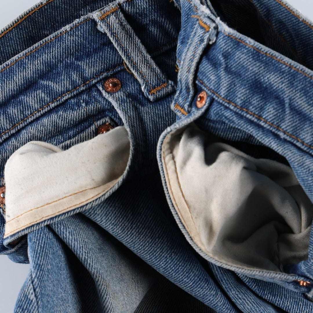 1980'S Levi's 505 Tapered Denim Pants, Men's Size W31 (approx.), Vintage unclear blue type Vintage Second Hand