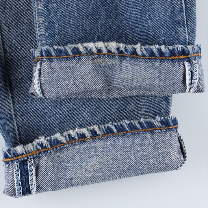 1980'S Levi's 505 Tapered Denim Pants, Men's Size W31 (approx.), Vintage unclear blue type Vintage Second Hand