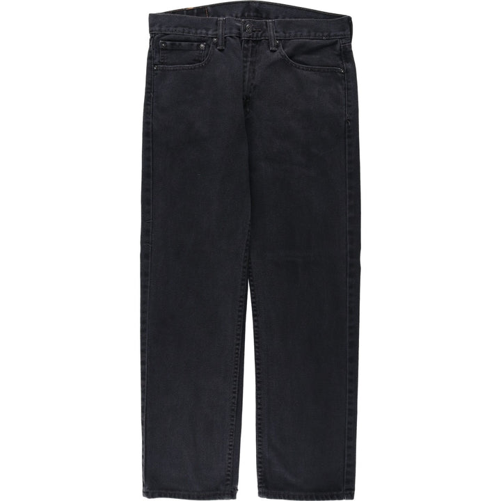 Levi's 505 Black Denim Tapered Denim Pants for Men, W34 equivalent cotton black type Vintage Second Hand