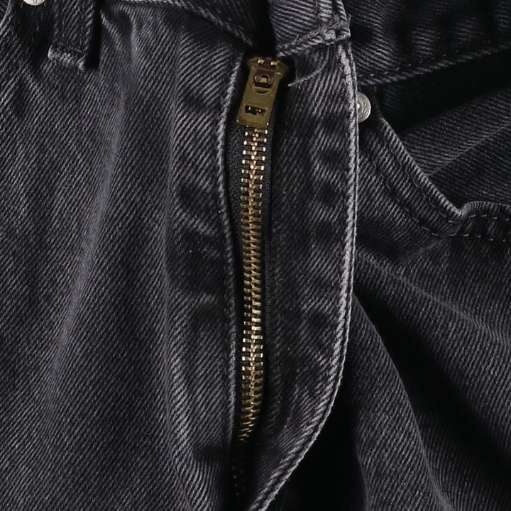 Levi's 505 Black Denim Tapered Denim Pants for Men, W31 equivalent cotton Charcoal Vintage Second Hand