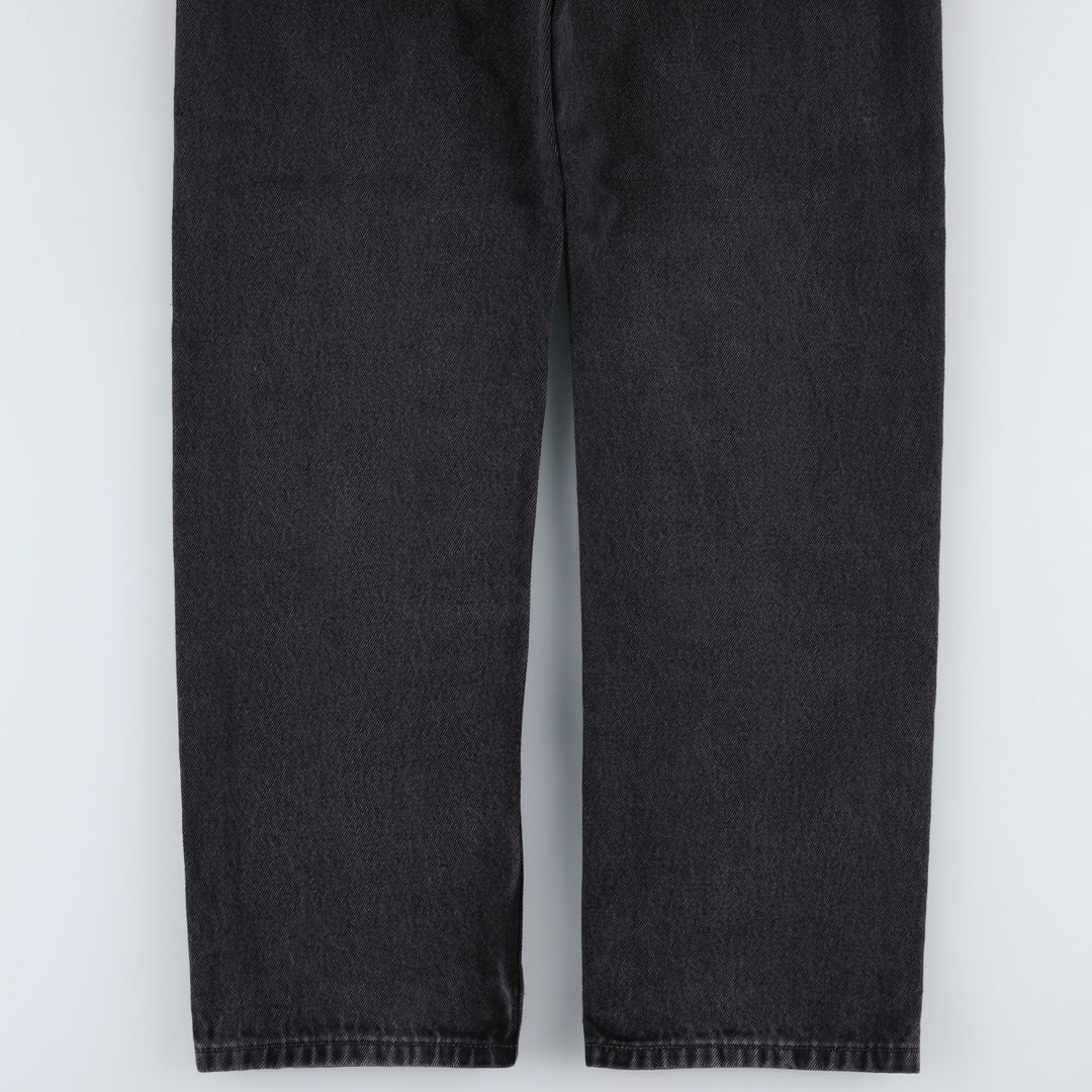Levi's 505 Black Denim Tapered Denim Pants for Men, W31 equivalent cotton Charcoal Vintage Second Hand
