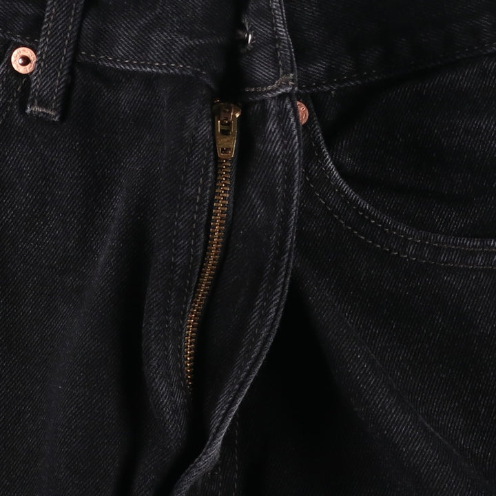 2000'S Levi's 505 Regular Fit Black Denim Tapered Denim Pants, Men's Size 34 cotton black type Vintage Second Hand