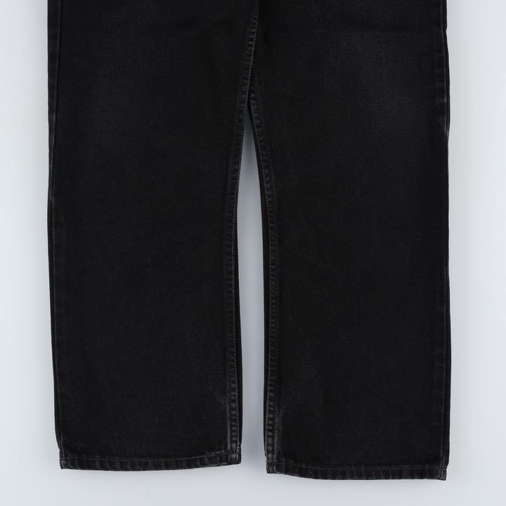 2000'S Levi's 505 Regular Fit Black Denim Tapered Denim Pants, Men's Size 34 cotton black type Vintage Second Hand