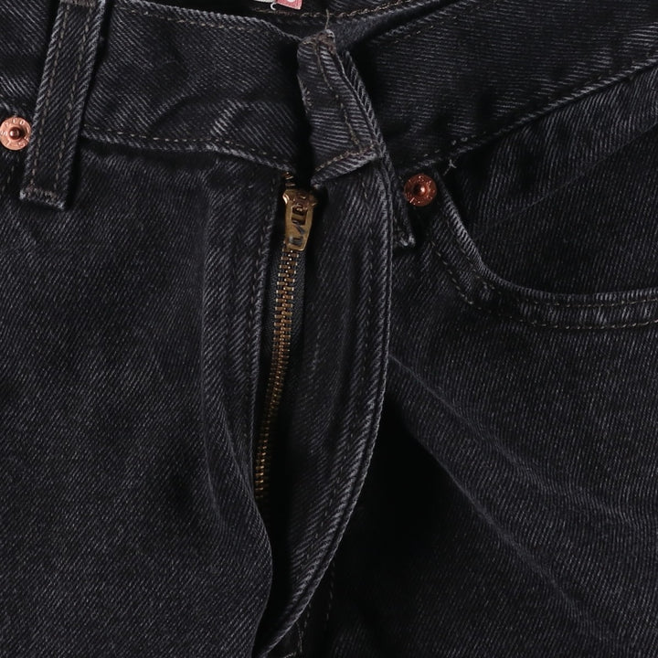 2000'S Levi's 505 Regular Fit Black Denim Tapered Denim Pants, Men's Size 34 cotton black type Vintage Second Hand