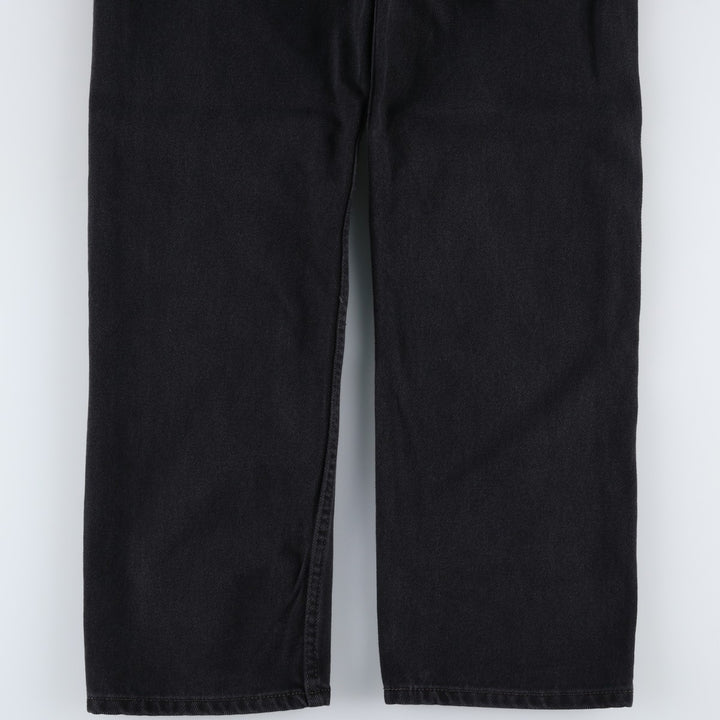 Levi's 505 Black Denim Tapered Denim Pants for Men, W35 equivalent cotton black type Vintage Second Hand