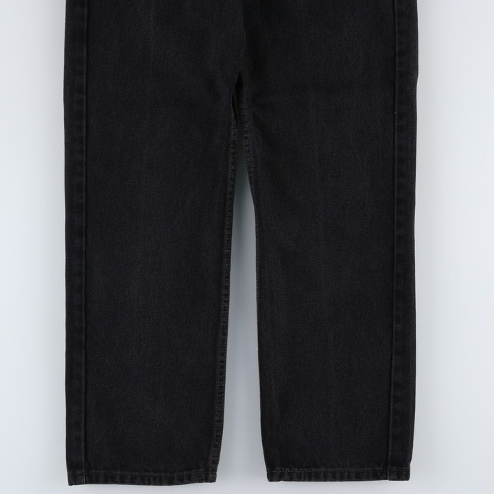 Levi's 505 Black Denim Tapered Denim Pants for Men, W34 equivalent cotton black type Vintage Second Hand