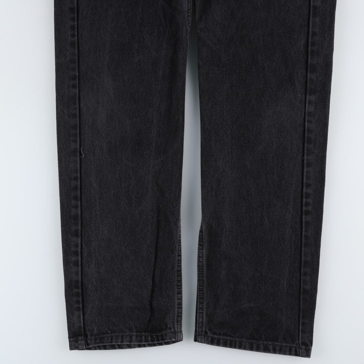 Levi's 505 Black Denim Tapered Denim Pants for Men, W34 equivalent cotton black type Vintage Second Hand