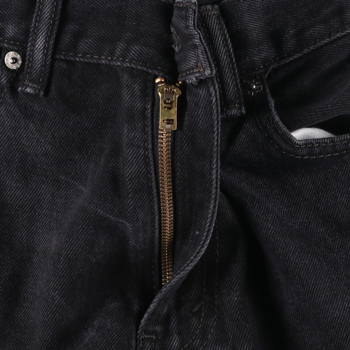 Levi's 505 Black Denim Tapered Denim Pants for Men, W32 equivalent cotton black type Vintage Second Hand