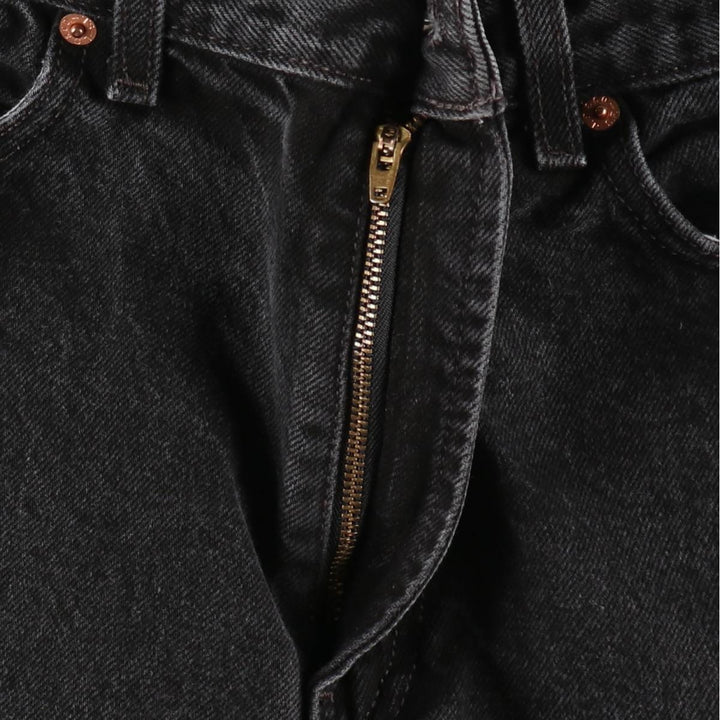 2000'S Levi's 505 Regular Fit Black Denim Tapered Denim Pants, Men's Size W33 cotton black type Vintage Second Hand