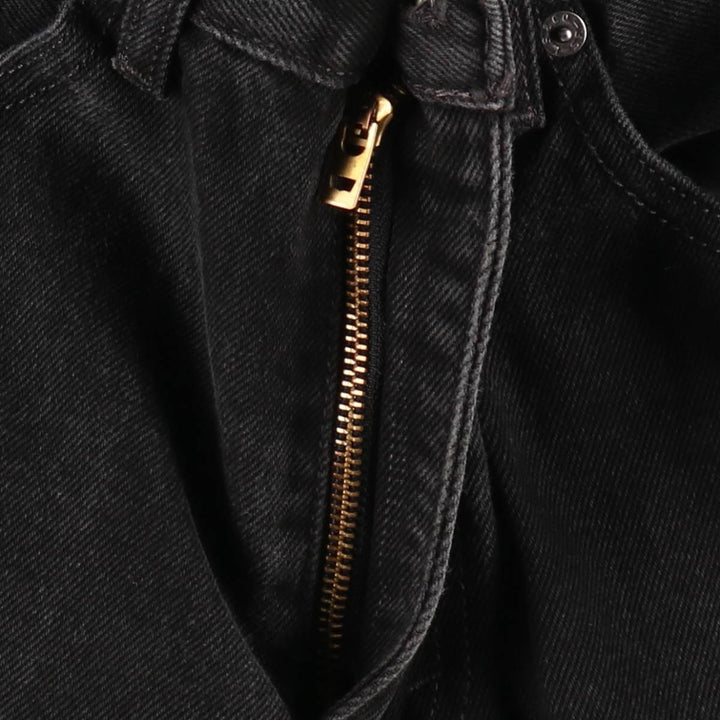 Levi's 505 Black Denim Tapered Denim Pants for Men, W32 equivalent cotton black type Vintage Second Hand