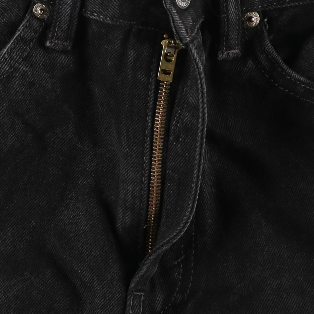 Levi's 505 Black Denim Tapered Denim Pants for Men, W34 equivalent cotton black type Vintage Second Hand