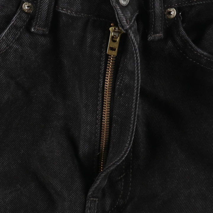 Levi's 505 Black Denim Tapered Denim Pants for Men, W34 equivalent cotton black type Vintage Second Hand