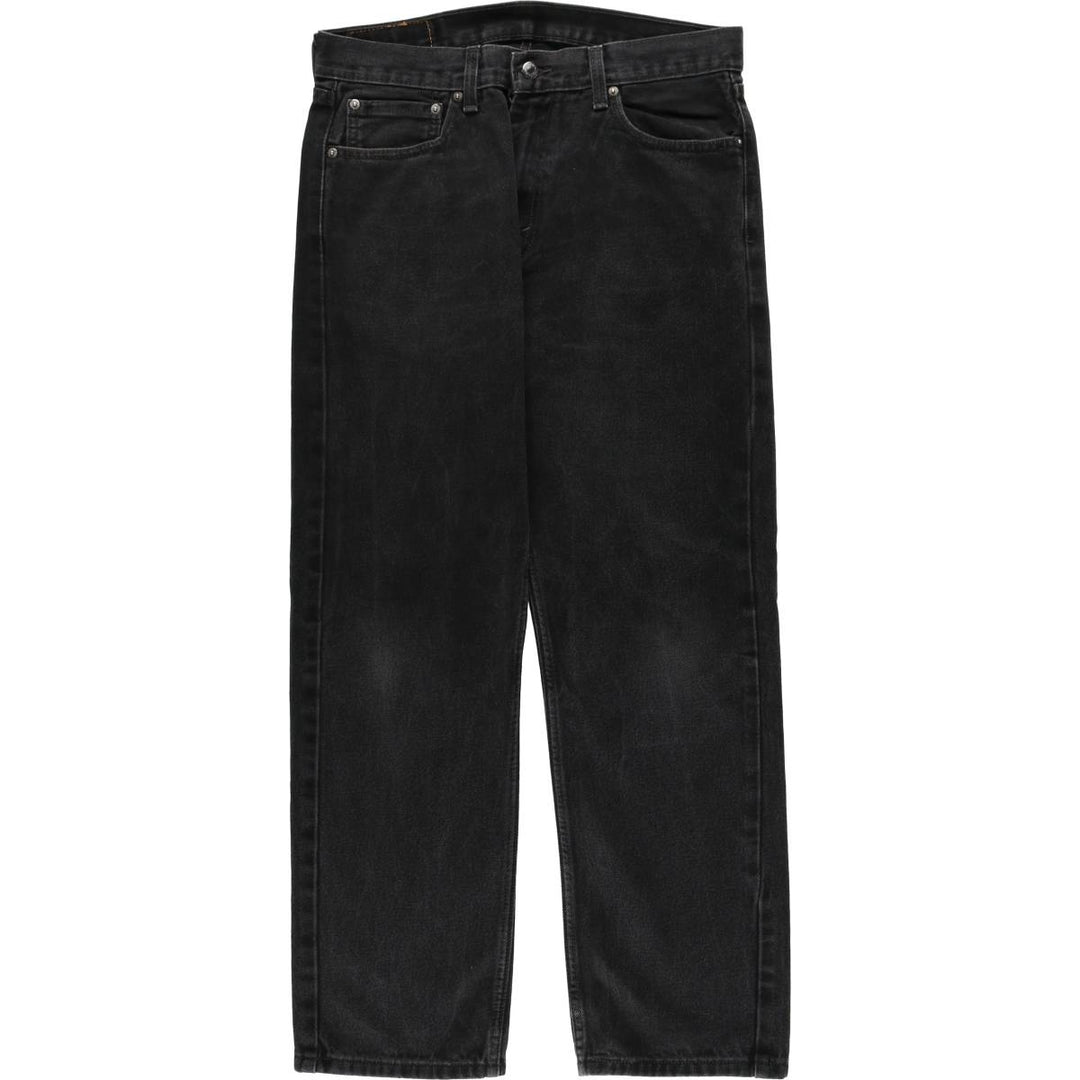Levi's 505 Black Denim Tapered Denim Pants for Men, W34 equivalent cotton black type Vintage Second Hand